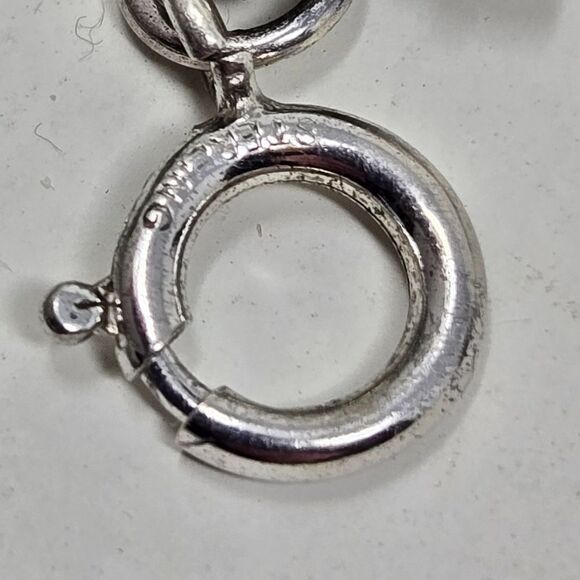 VAN DELL Vintage Sterling Silver Rhinestone Bracelet 12.71 Grams - Picture 4 of 7